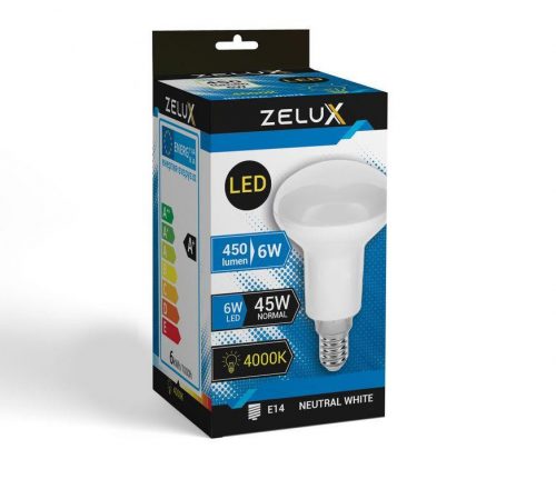 Zelux Led R50 7W E14 4000K