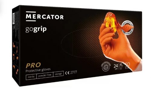 MERCATOR GoGrip Orange Gumikesztyű L-es