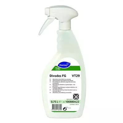 Divodes FG általános fertőtlenítőszer műszak közbeni- és zárófertőtlenítésre 750ml (6db/karton)