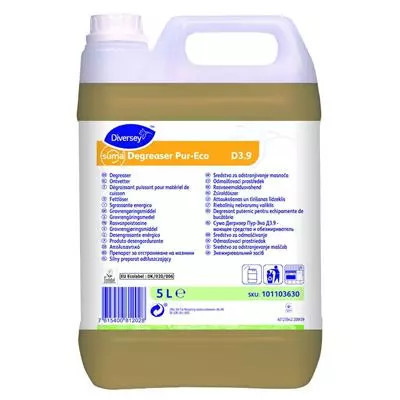 Suma Degreaser Pur-Eco D3.9 erős zsíroldós 5L (2db/karton)