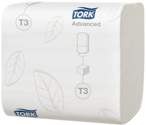 Tork T3 hajtogatott toalettpapír Advanced 252lap/csg, 36csg/karton