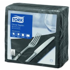   Tork szalvéta Dinner Advanced 39X39, FEKETE, 150 lap/csg, 12csg/karton