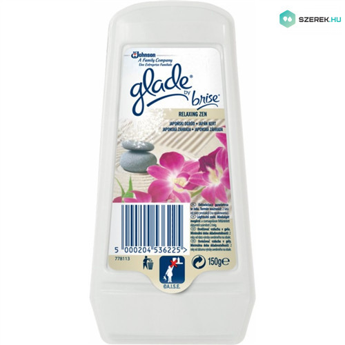 Glade zselés légfrissítő 150g (8db/karton) relaxing zen