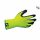 Kesztyű mártott latex, Hi-Vis Grip Glove-Latex Foam, sárga/fekete "L"