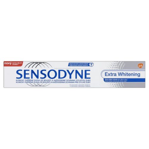 Sensodyne fogkrém 75ml (12db/karton) extra whitening