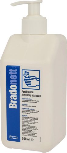 Bradonett kézfertőtlenítő folyékony szappan 500ml (10db/karton)