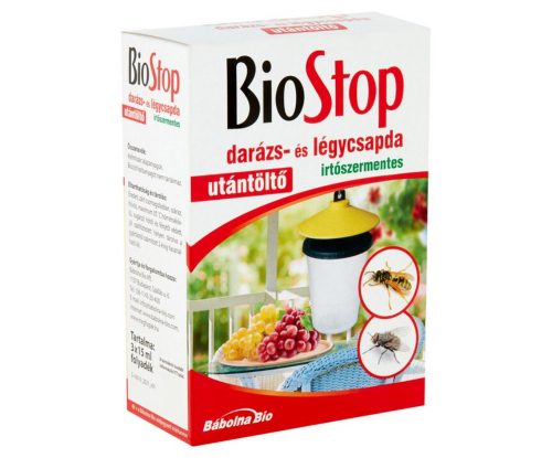 Biostop darázs- és légycsapda utántöltő 3db/csg (24csg/karton)