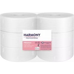   Harmony toalettpapír Jumbo 24cm-es, 2r., fehér, 195m/tek, 6tek/karton, 56karton/raklap