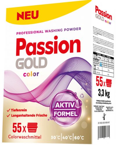 Passion Gold  színes mosópor 3,3kg / 55 mosás