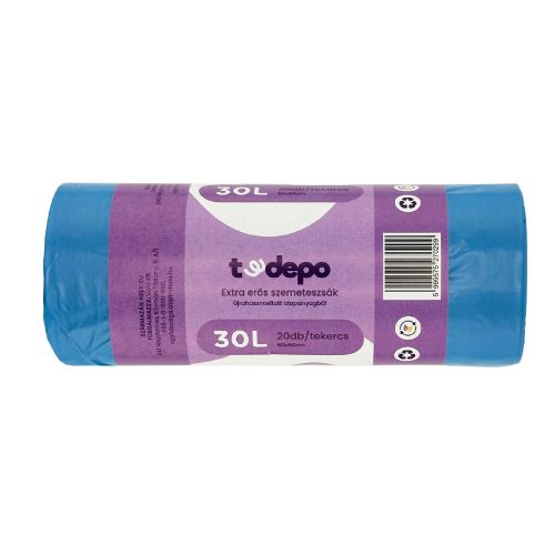 DEPO szemeteszsák 30L - 50*60cm extra erős 20db/tek