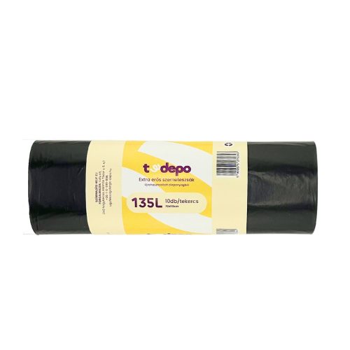 DEPO szemeteszsák 135L - 70*110cm extra erős 10db/tek