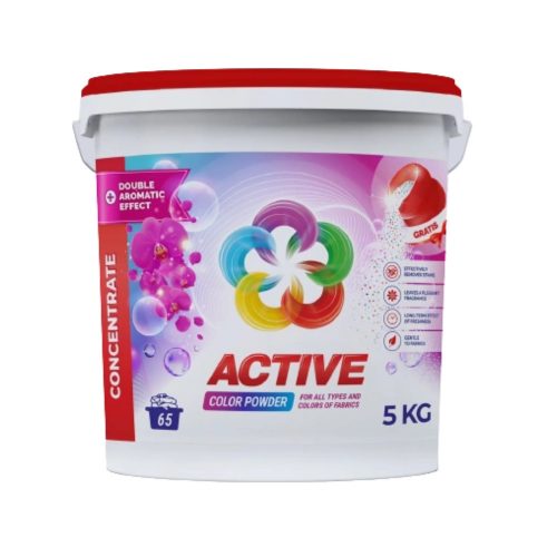 Active mosópor színes ruhákhoz - 65 mosás 5kg