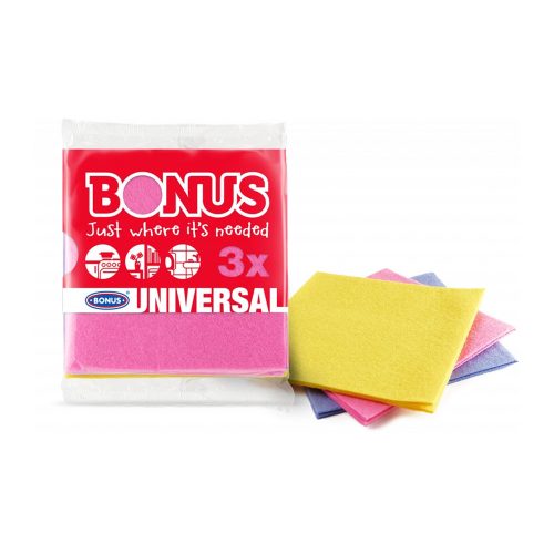 Bonus törlőkendő univerzális 3db-os