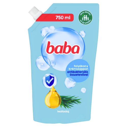 Baba antibakteriális folyékony szappan utántöltő 750ml