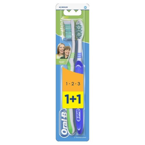 Oral-B fogkefe 1-2-3 Duo pack - 2db-os csomag