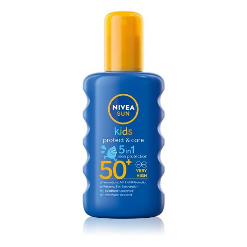 Nivea Sun Protect & Care Kids naptej spray, hidratáló formulával gyerekeknek SPF50+ 200ml