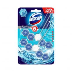   Domestos Power5+ professzionális WC illatosító rúd Óceán 2db-os