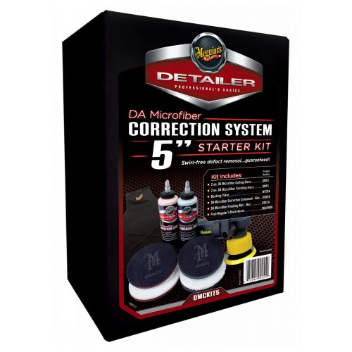 Meguiar's DA Microfiber Correction System 5" Kit professzionális egy lépéses polírozó és viaszoló készlet