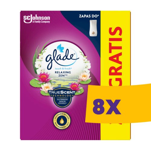 Glade Touch&Fresh Japánkert légfrissítő utántöltő 30ml 3db-os (Karton - 8 csomag)